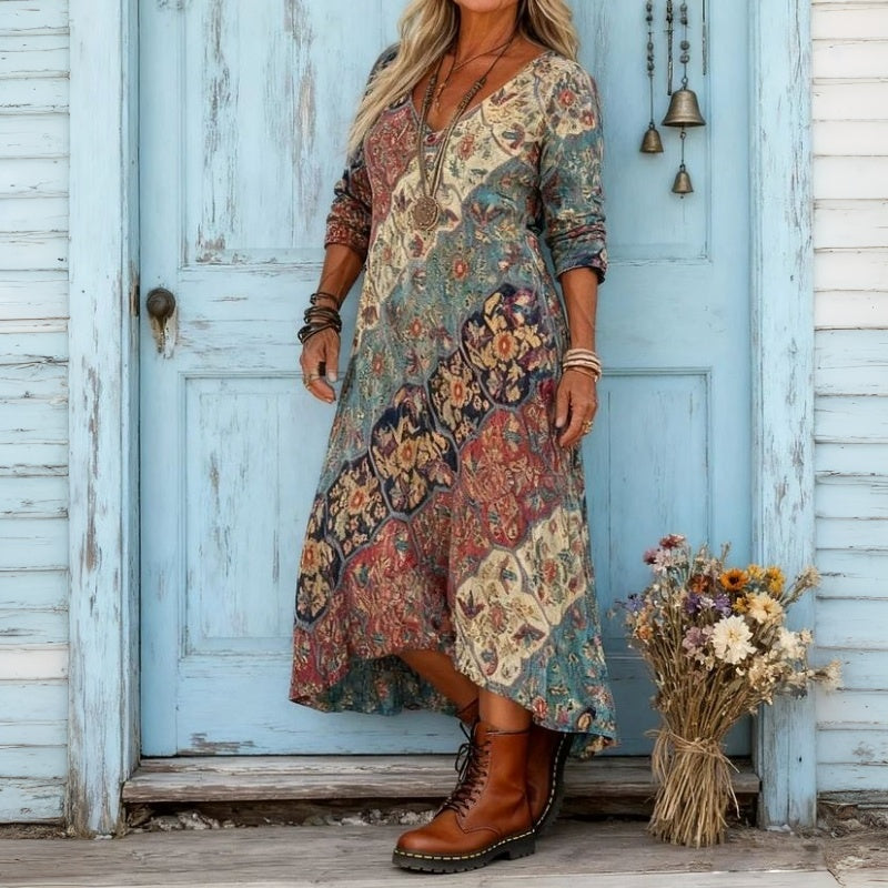 Lydia | Vestido femenino fluido de corte relajado