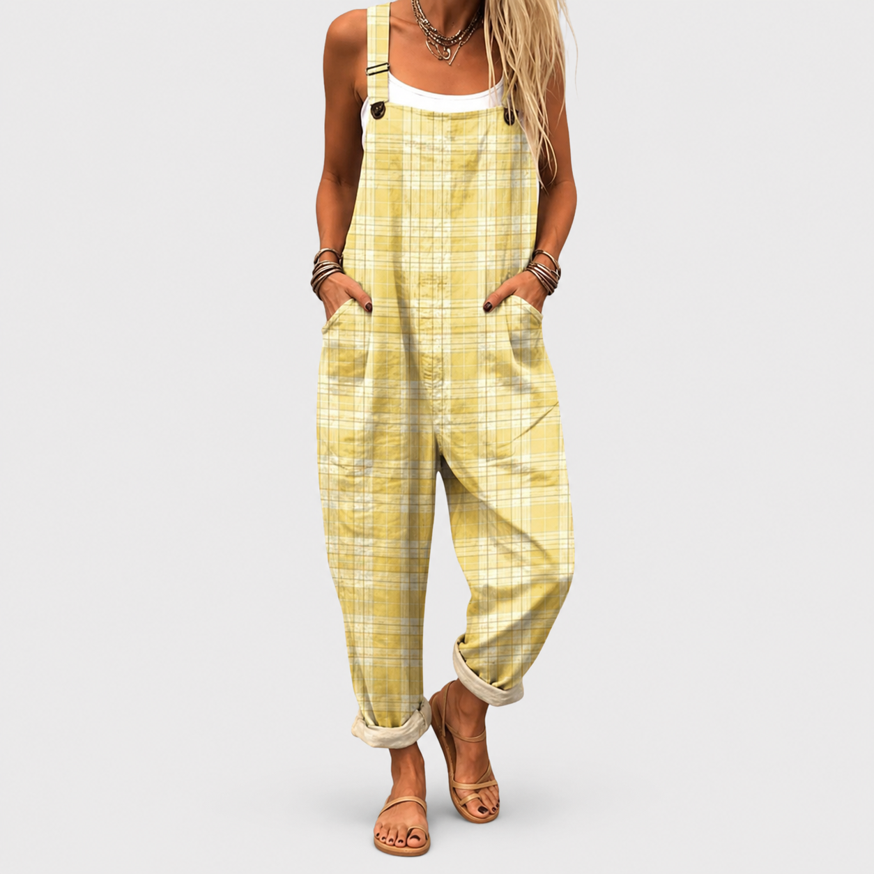 Peto Comfort Escocés Amarillo Pastel