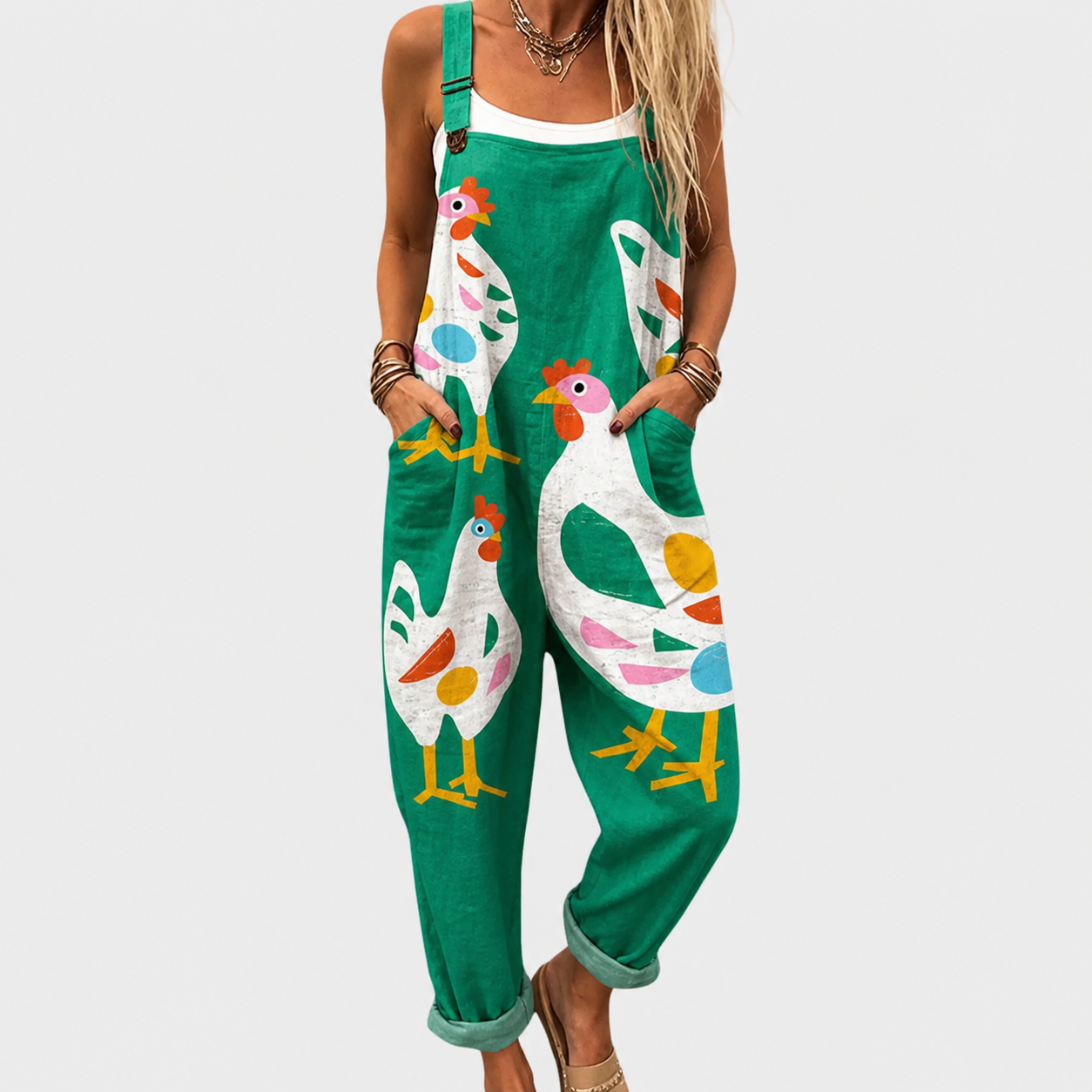 Peto estampado cómodo