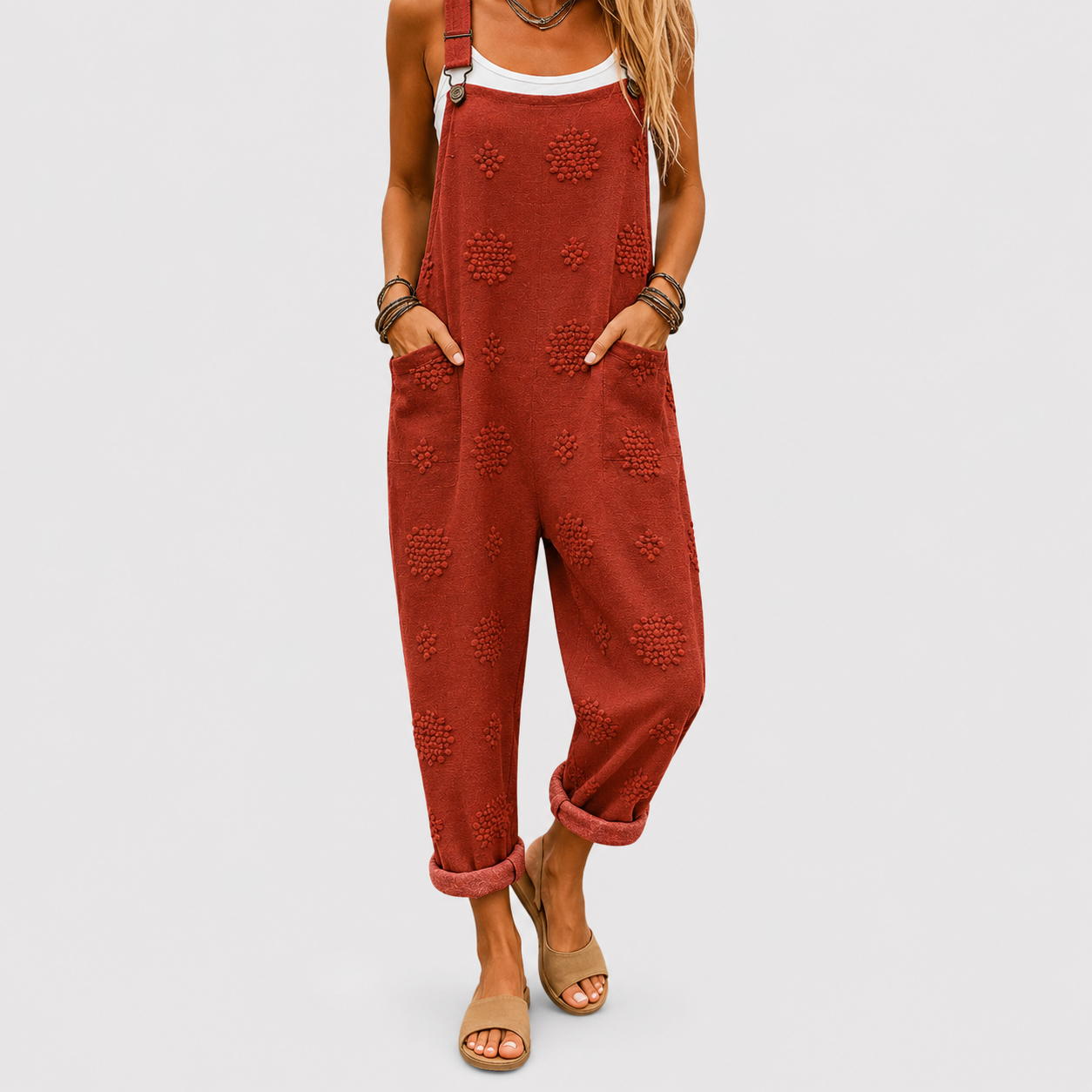 Salopette Comfort Rosso Mattone