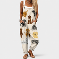 Mono Suave con Estampado Perros Estilizados