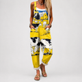 Mono Suave Amarillo con Estampado Country