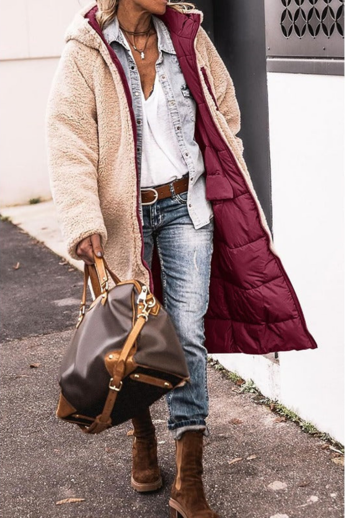 Vera | Abrigo reversible versátil