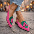 Lorena Sandalias con Tiras y Borlas