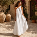 VERA – Vestido Maxi Cruzado
