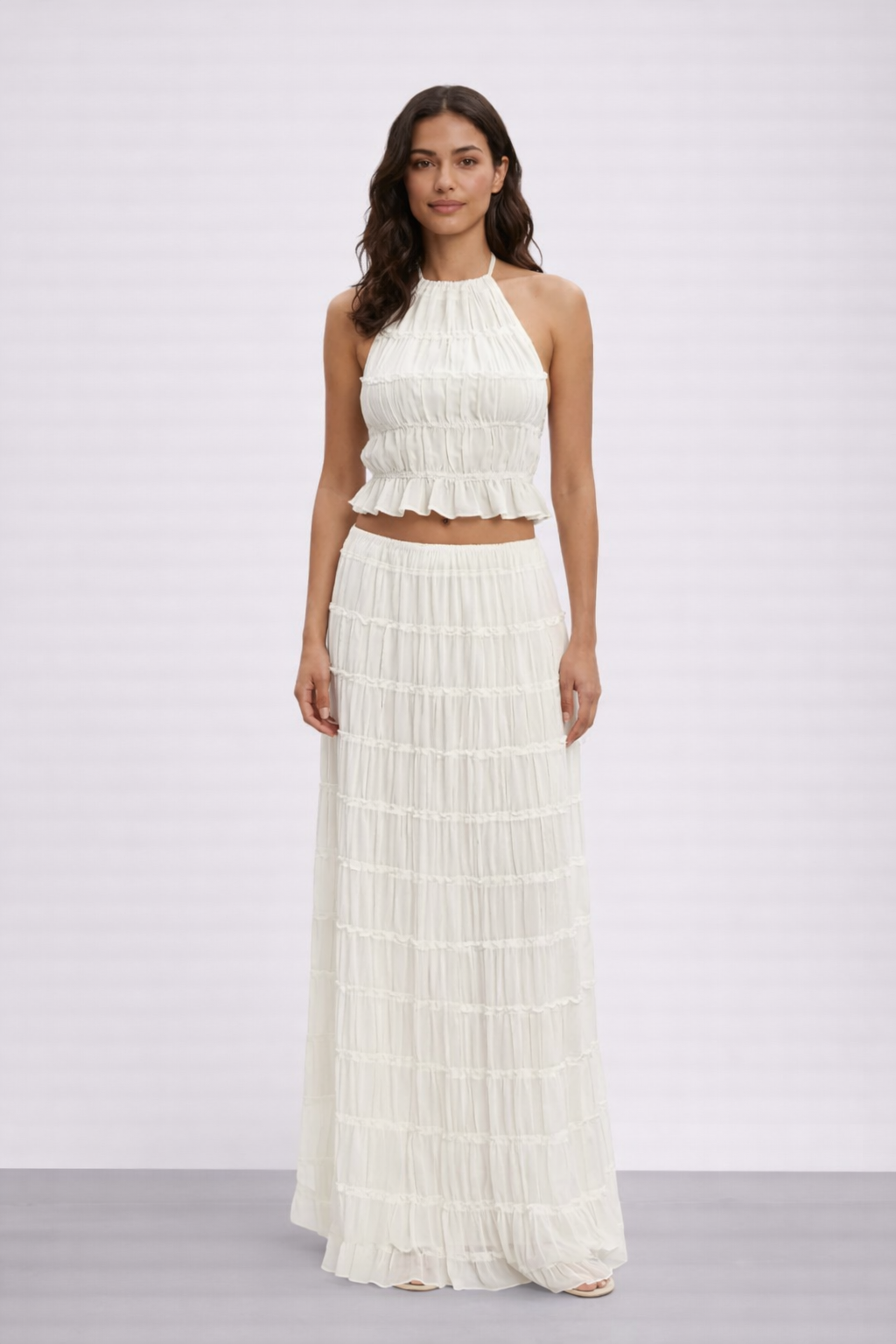 Conjunto verano Mujer Falda Larga