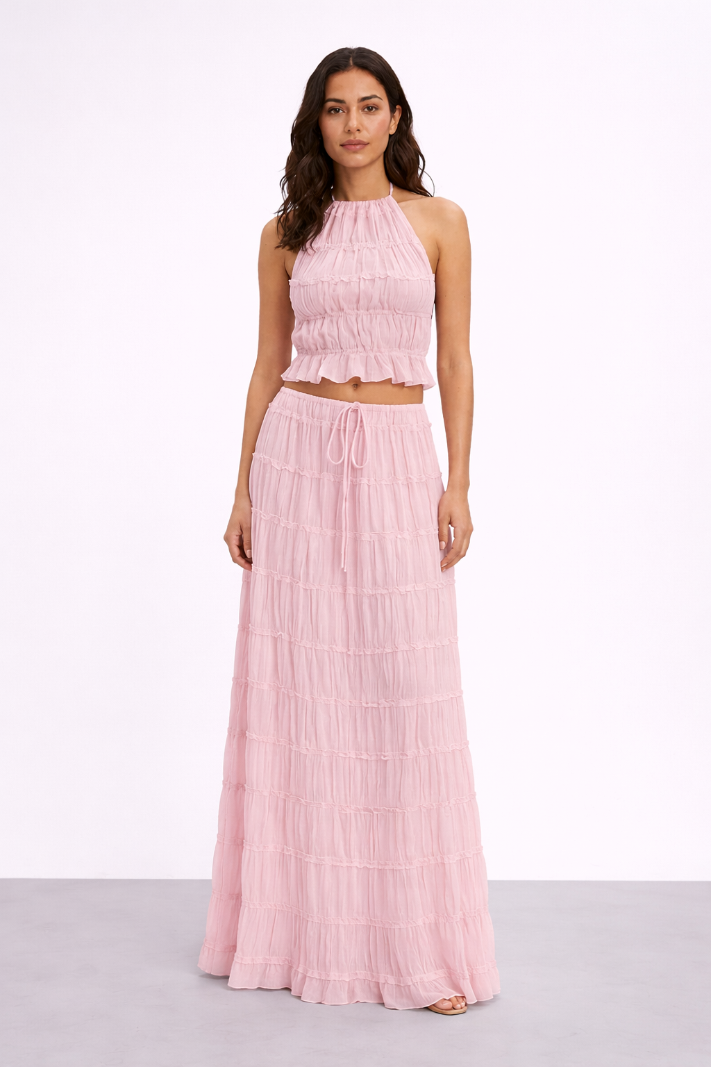 Conjunto verano Mujer Falda Larga