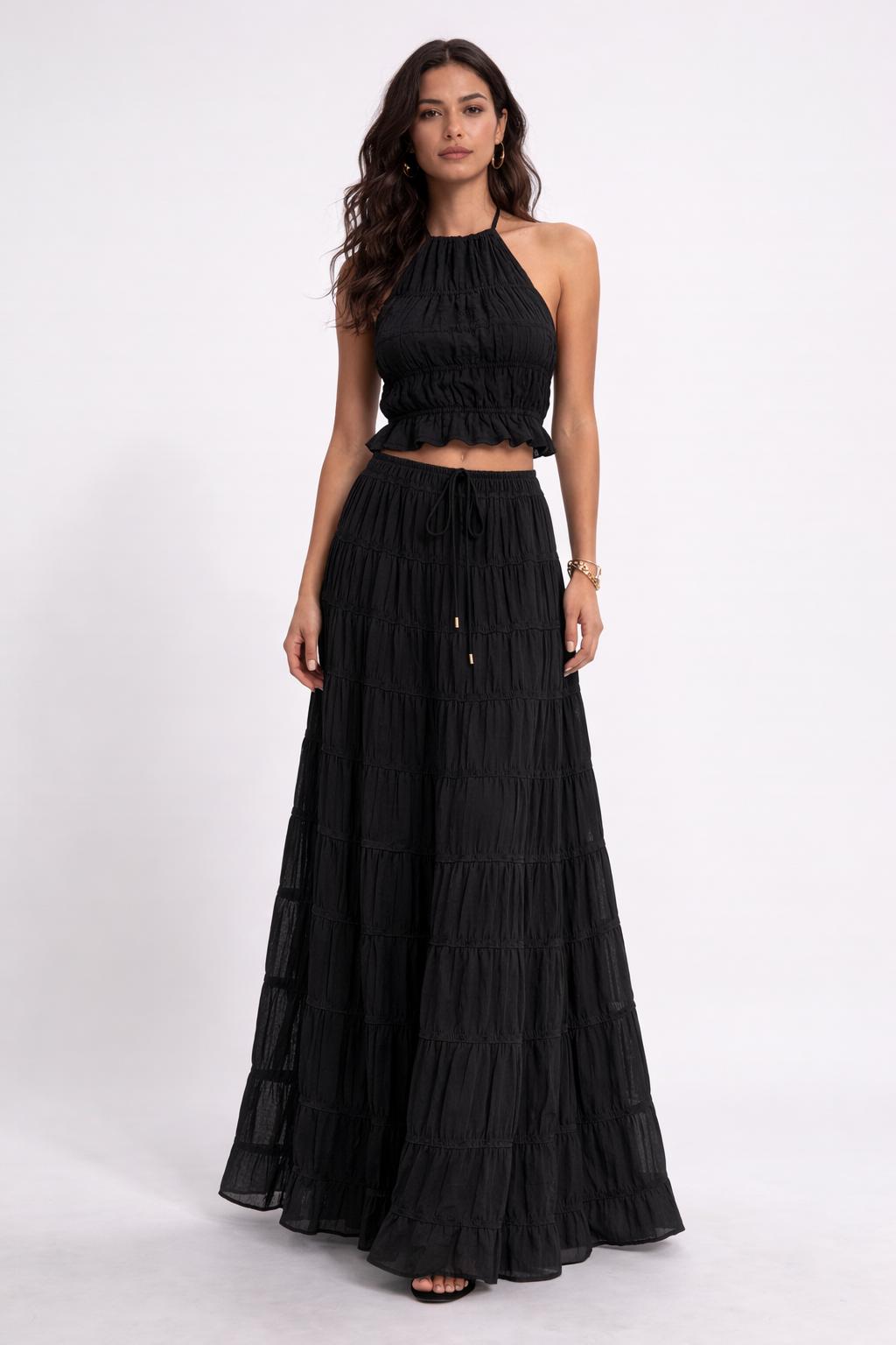 Conjunto verano Mujer Falda Larga