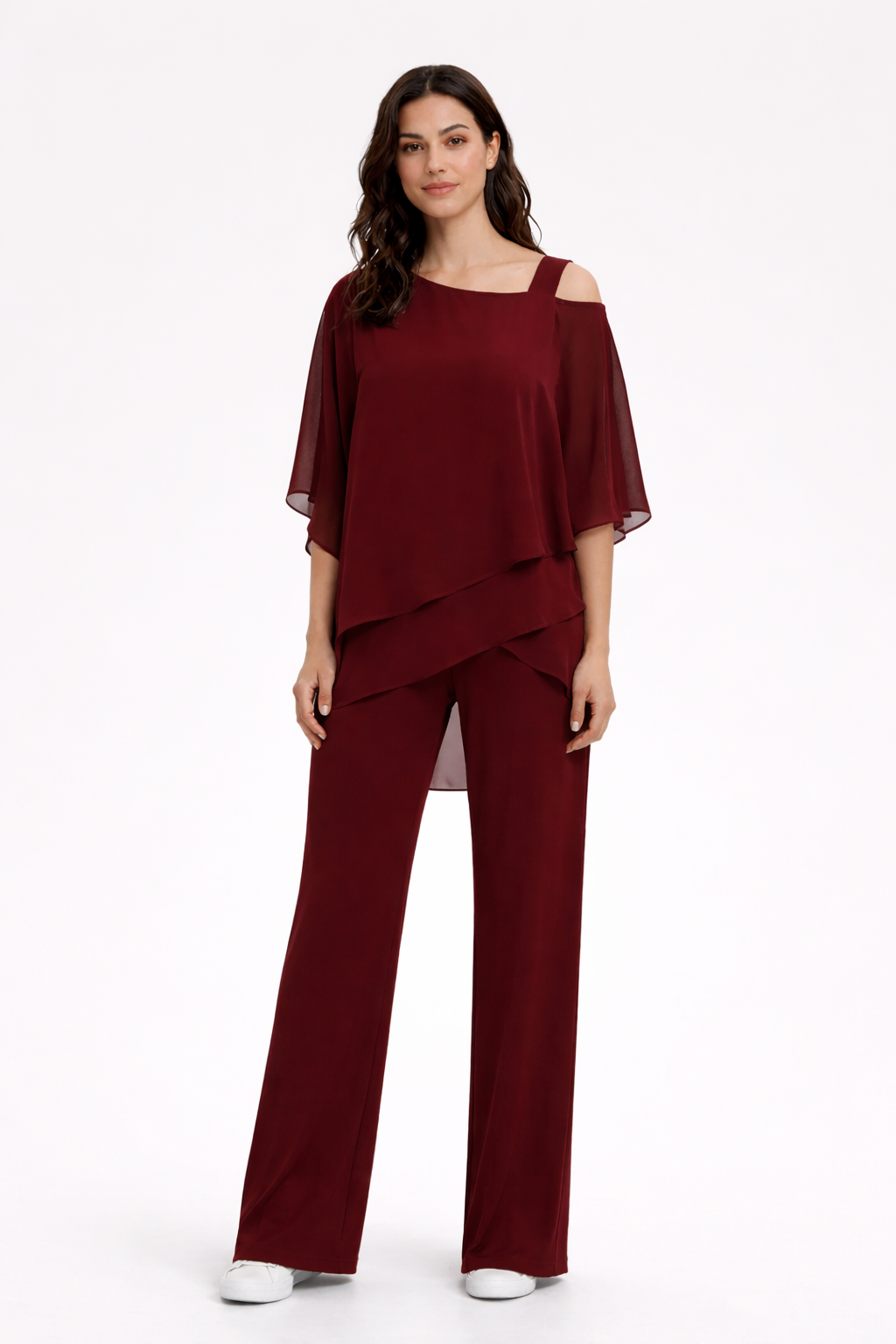 Conjunto Elegante Blusa Y Pantalón