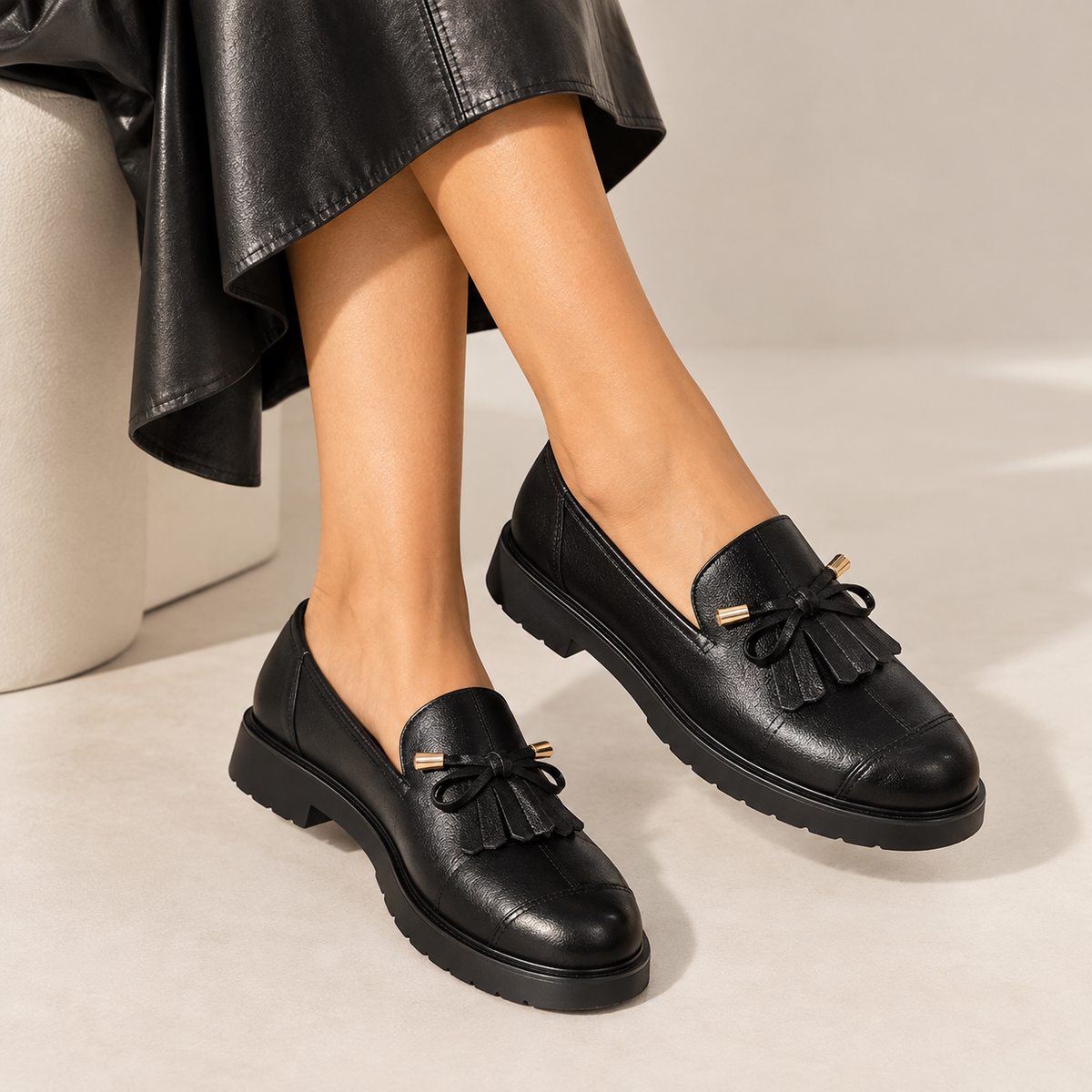 Fia | Mocasines Ortopédicos de Piel