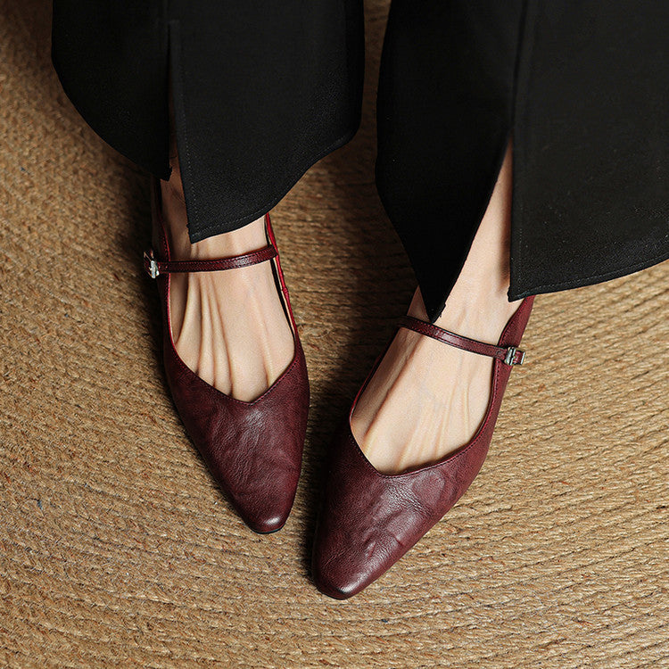 Renata | Mules de Piel Auténtica