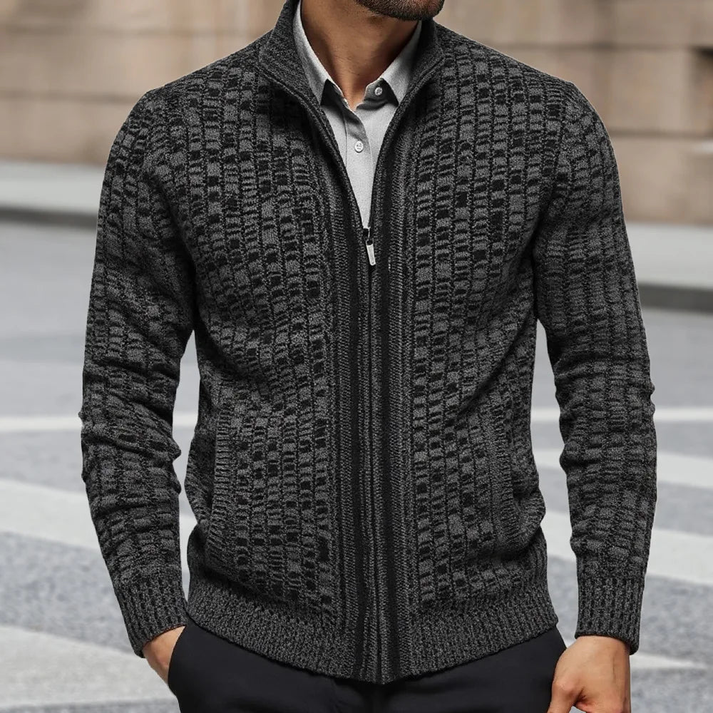 Jean - Cárdigan Con Cremallera y Bolsillos