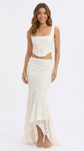 Conjunto Invitada Mujer Top Falda