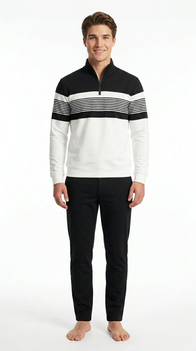 Conjunto Jersey con Estampado Gráfico y Pantalones