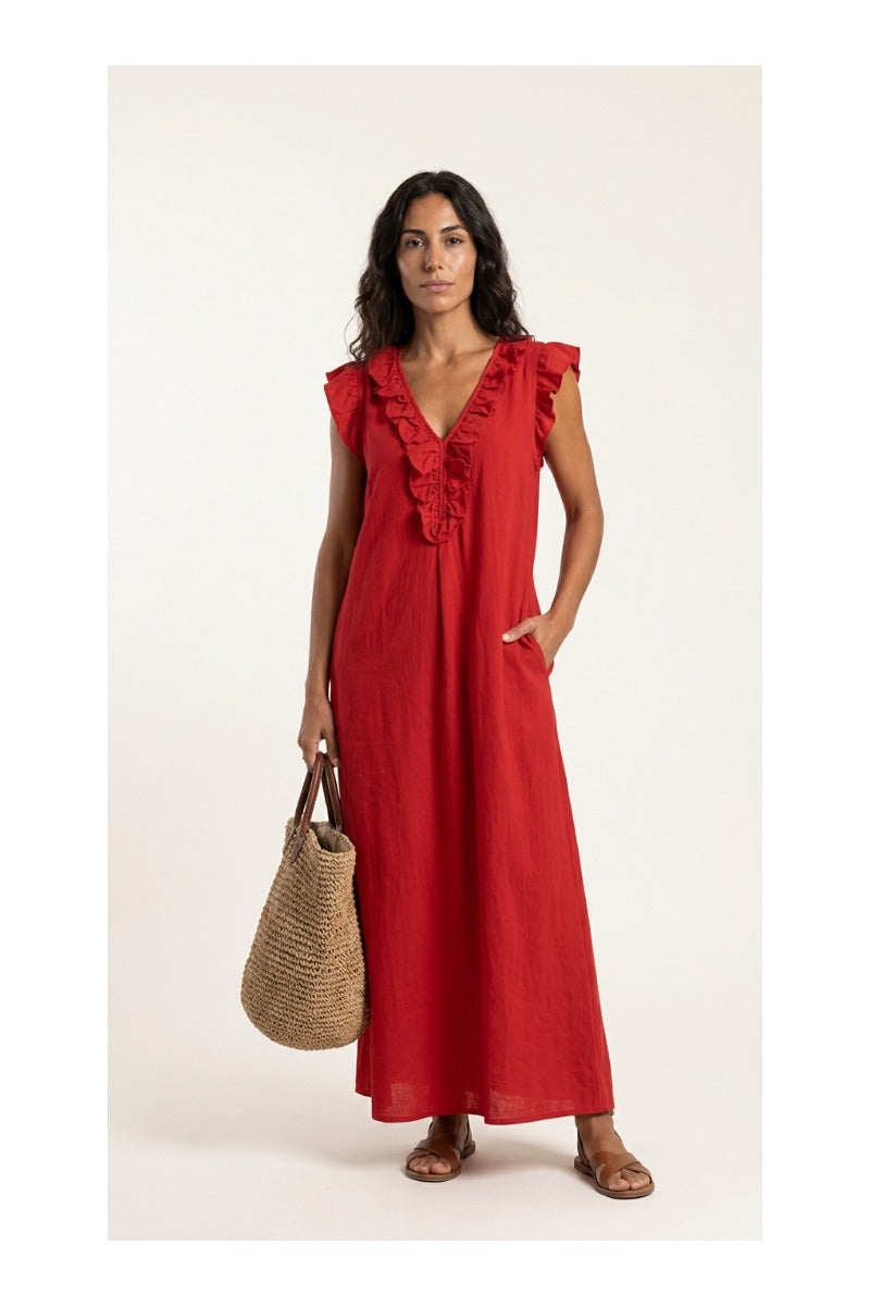 Camélia | Vestido Largo Bohemio Fluido