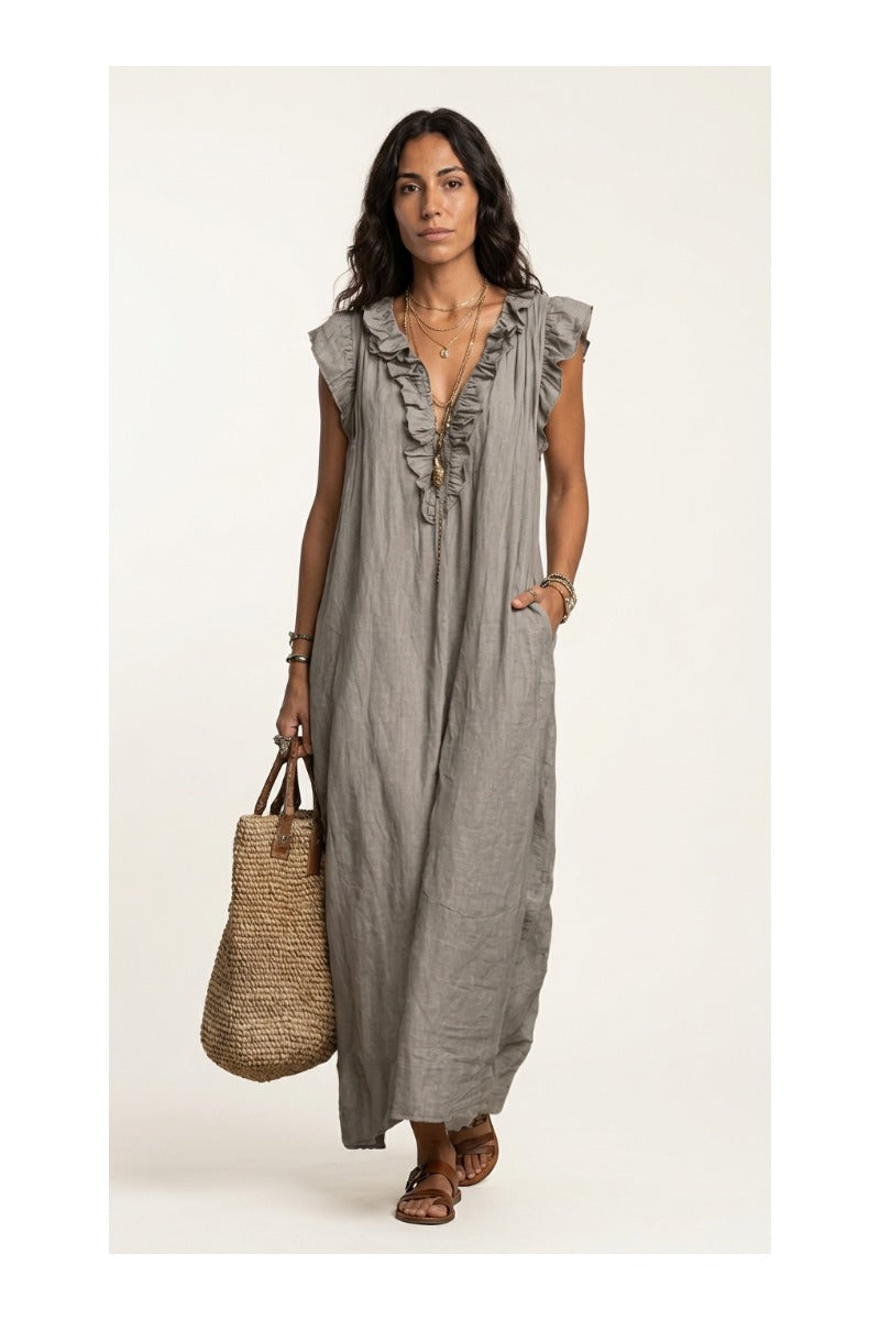 Camélia | Vestido Largo Bohemio Fluido