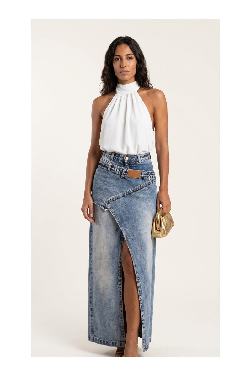 Falda Colètte en denim