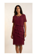Anastasia | Vestido midi lujoso con capas