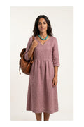 Vestido informal con cuello en V