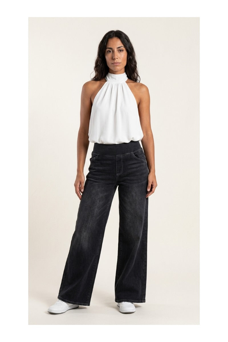Nora | Vaqueros Easy Fit Nero