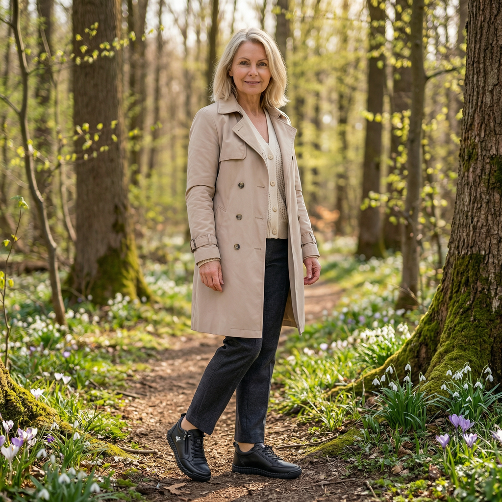 Mila  – Zapatillas ortopédicas cómodas + cremallera