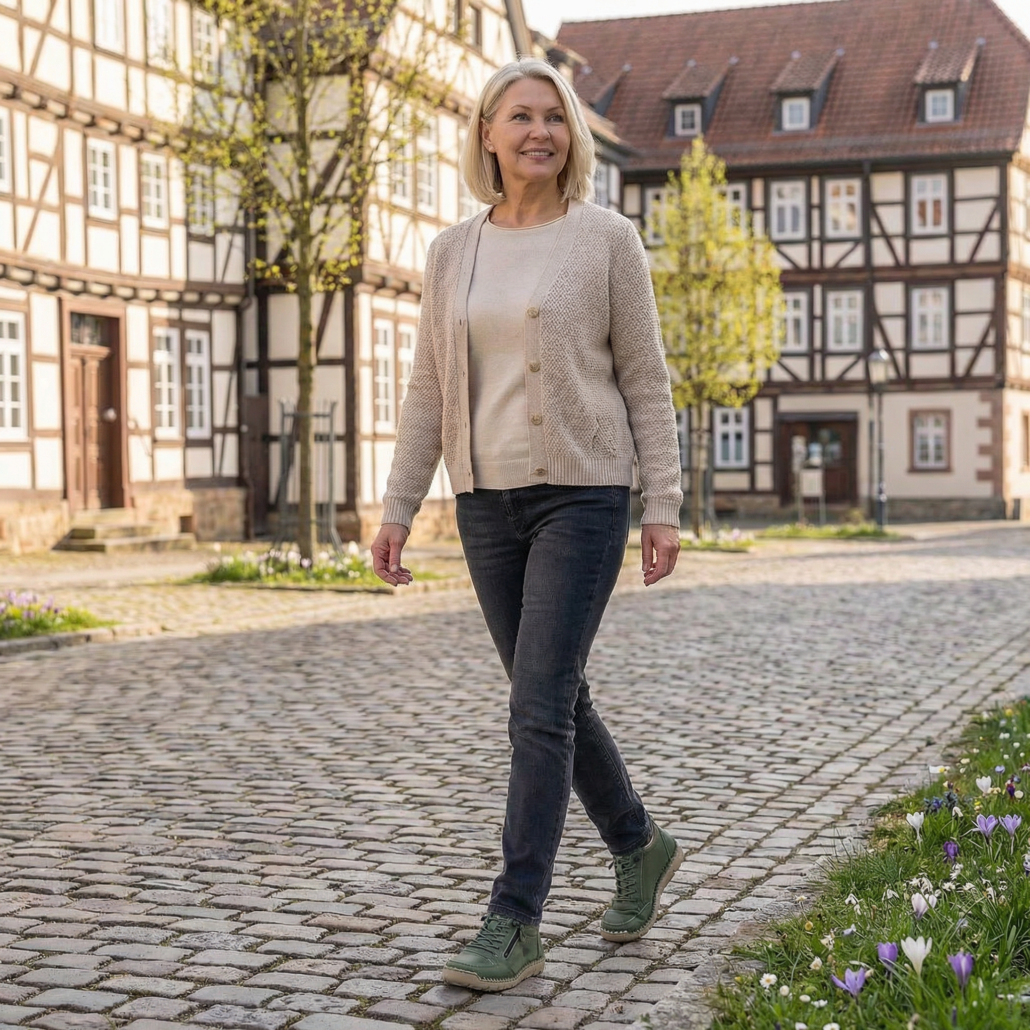 Mila  – Zapatillas ortopédicas cómodas + cremallera