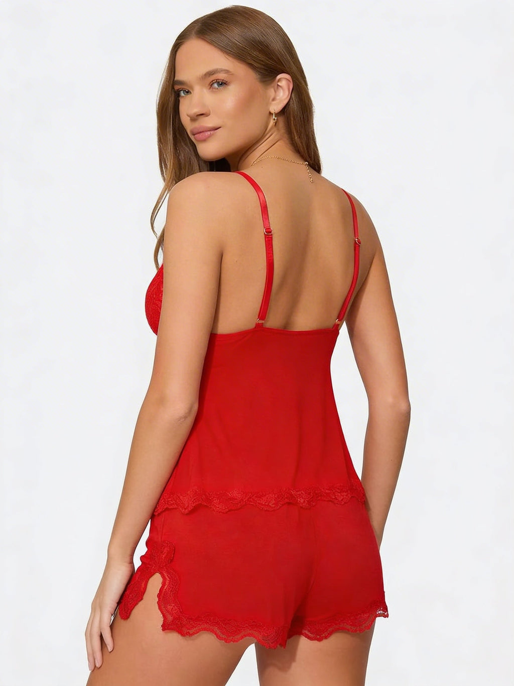 Conjunto de encaje Midnight Kiss