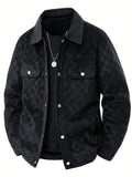 Mavrick Chaqueta Suede con Estampado de Cuadros