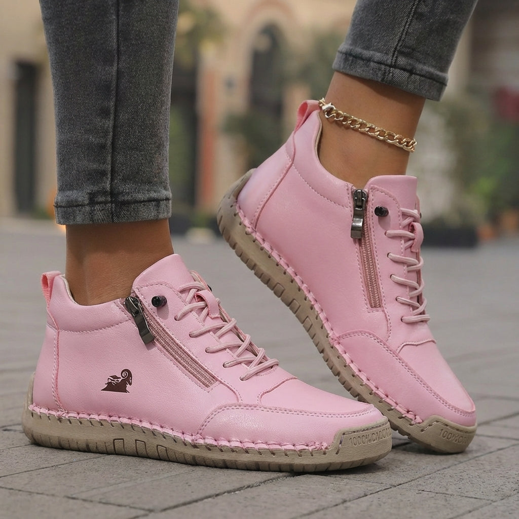 Mila  – Zapatillas ortopédicas cómodas + cremallera