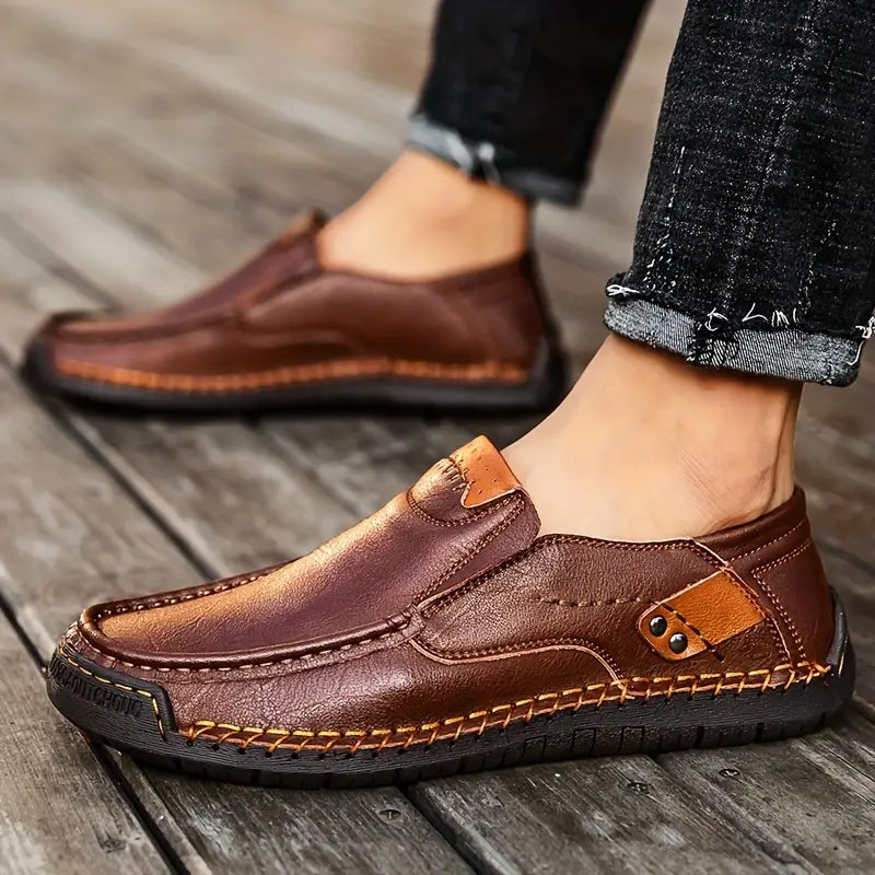 Zapatos clásicos y cómodos de piel para hombre
