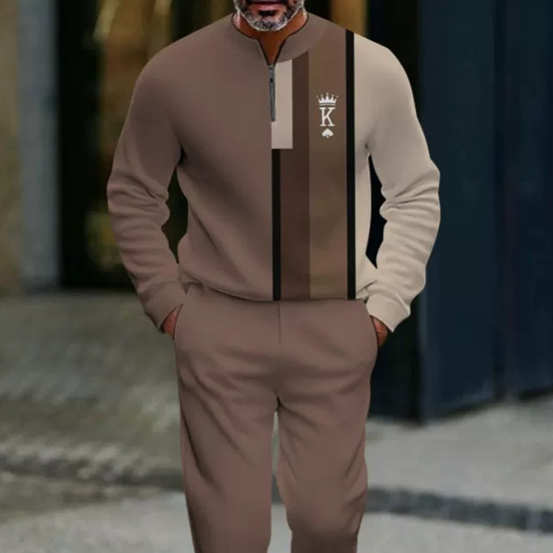 Conjunto Jersey con Estampado Gráfico y Pantalones