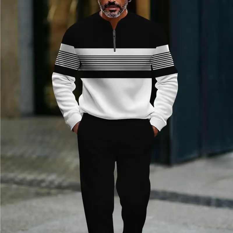 Conjunto Jersey con Estampado Gráfico y Pantalones