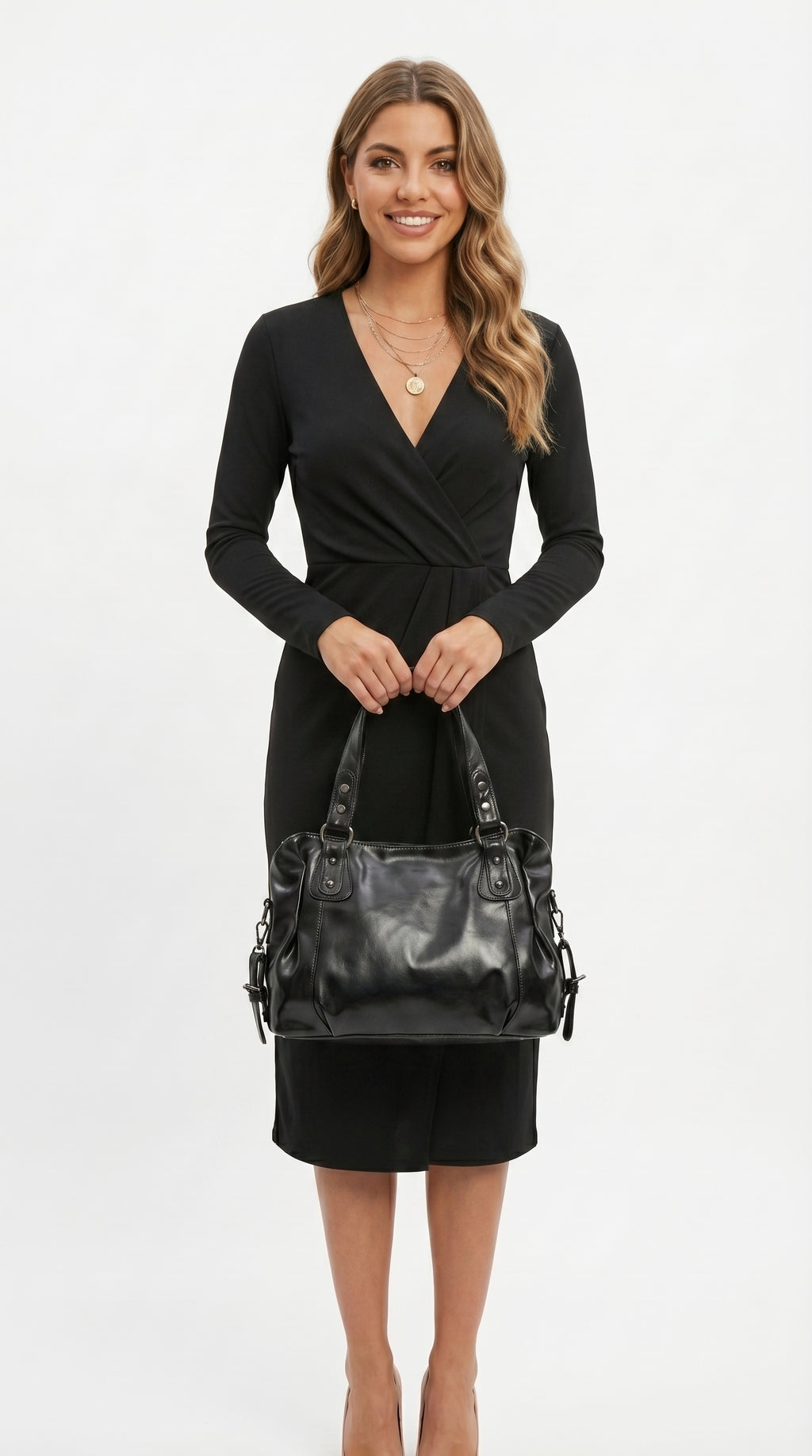 Bolso Clásico de Piel Premium